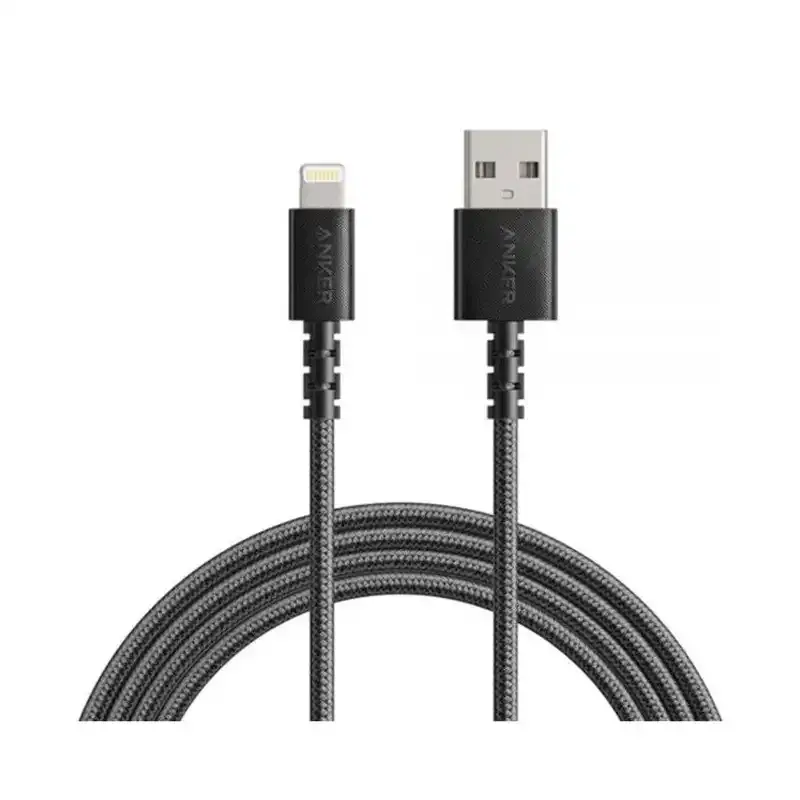 کابل شارژ انکر مدل PowerLine Select Plus USB-A To Lightning A8012 با طول 90 سانتی‌متر